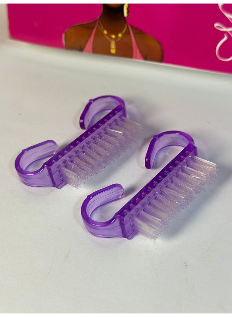 maya accessories Manicure & Pedicure Nail BrushKit may vary color 2PCS - Image 2